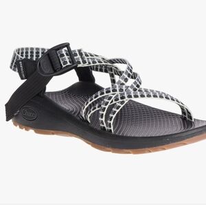 Chaco Womens Z Cloud X sandal Tri Color Size W7 Black Gray & White New